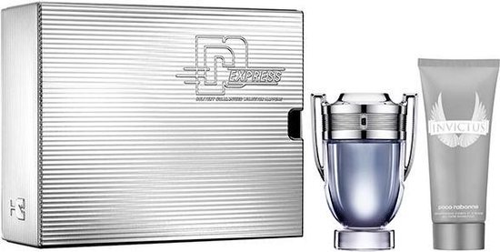 Paco Rabanne Invictus Gift Set - 100 ml eau de toilette vaporisateur + 100  ml gel... | bol.com