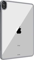 Shop4 - iPad Air (2022) / iPad Air (2020) Hoes - Harde Back Case Transparant Grijs