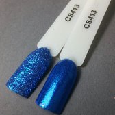 Nagel glitter - Korneliya Crystal Sugar 413 Saphir Blue