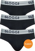 Sloggi Men GO Mini - heren slips (3-pack) - zwart -  Maat: S