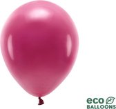 Pastel Ballonnen Dieprood Premium Organic (100st)
