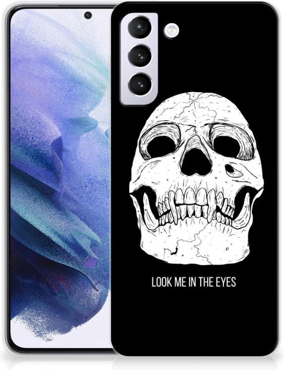 Silicone Back Case Samsung Galaxy S21 Plus Skull Eyes