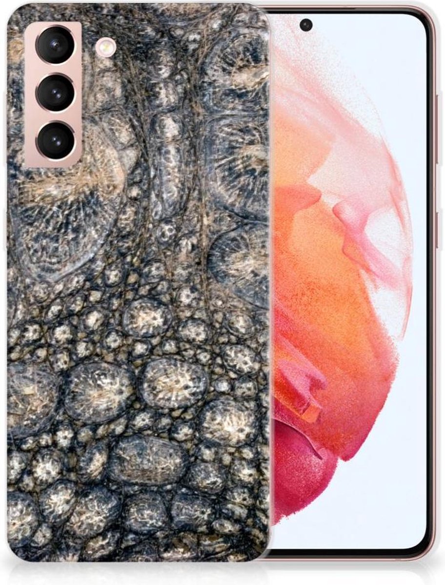 Samsung Galaxy S21 TPU Hoesje Krokodillenprint