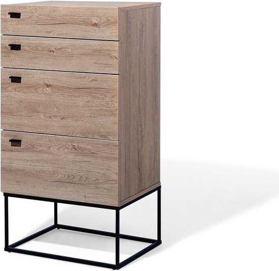 Beliani ACRA - Commode - Lichte houtkleur - Spaanplaat