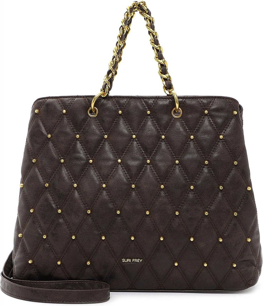 SURI FREY Schoudertas Corey City Shopper Brown Donkerbruin