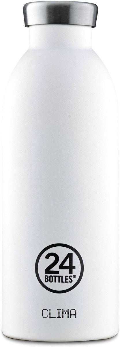 24Bottles Clima Drinkfles 500 ml Capaciteit - stone ice white