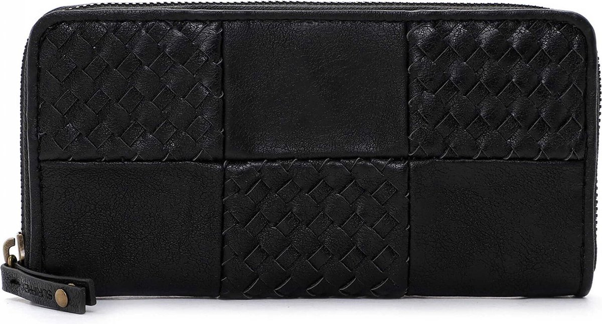 SURI FREY Portemonnee Bly Zip Around Wallet Black Zwart