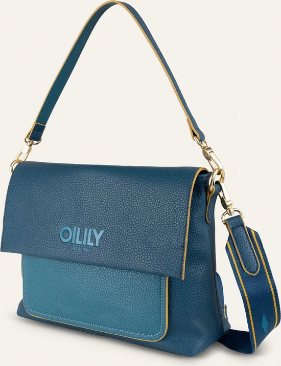 Oilily Sac à main Sac à épaule bandoulière Sofia Shoulder Bag Legion Blue Bleu pétrole