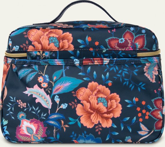 Oilily Coco - Toilettas - Beautycase - Waterafstotend - Dames - Vrouwen - Blauw - One size