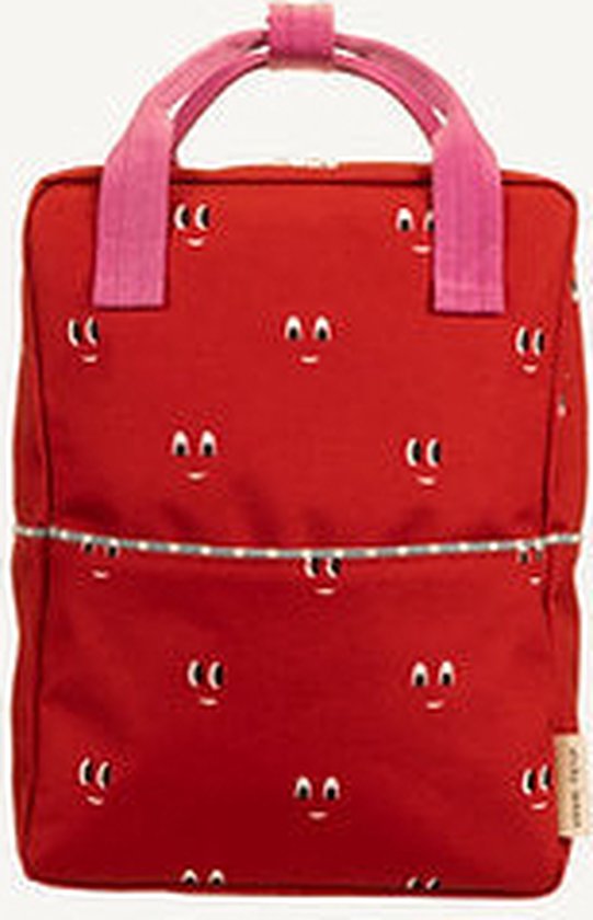 Sticky Lemon Backpack/Boekentas Small Special Edition - Better Together - Eyes - Basketball Red