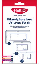 HeltiQ Eilandpleisters Volume Pack 2 stuks: Large + 2 stuks: Medium + 2 stuks: Small 6 stuks