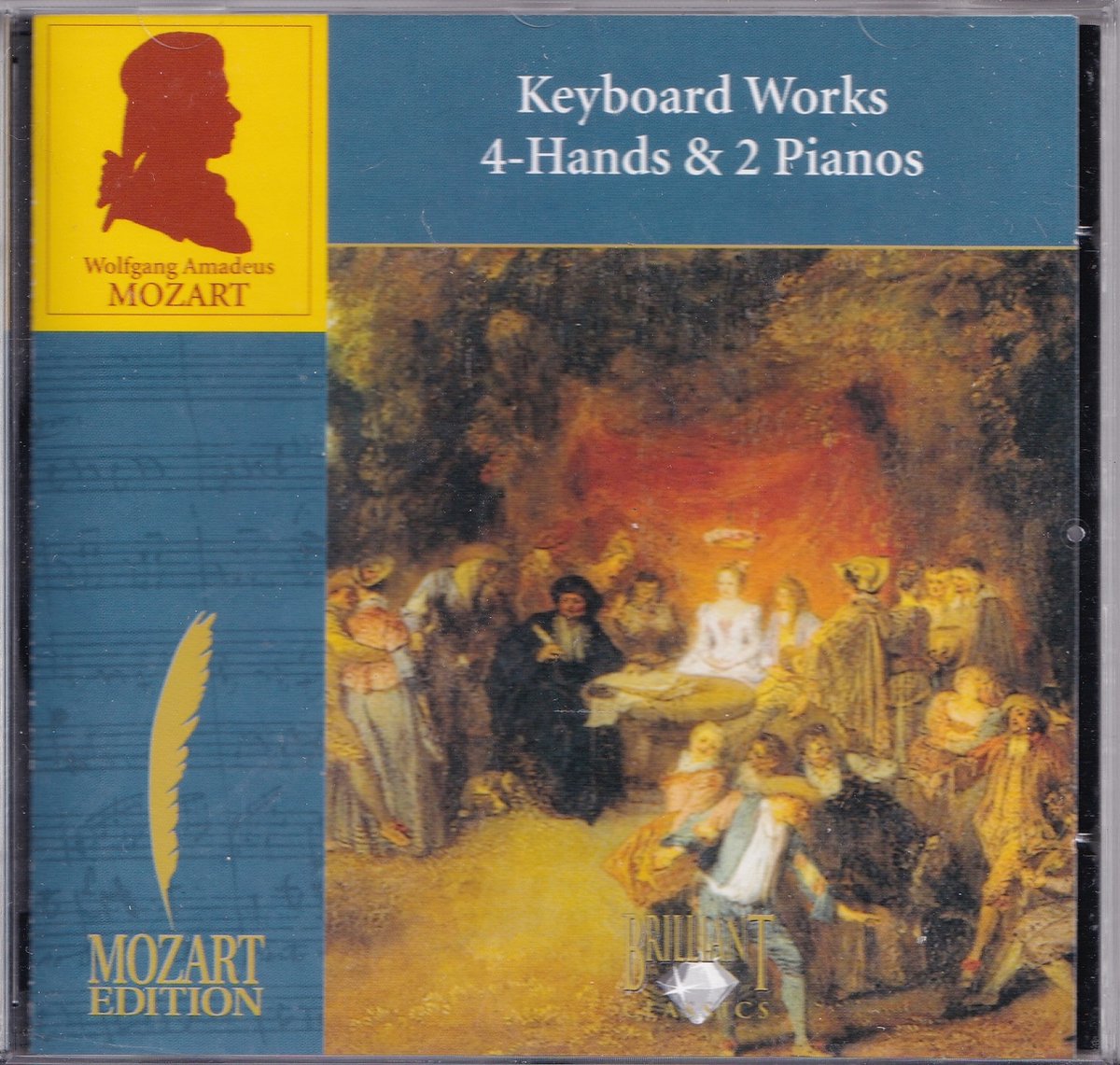 Keyboard works, 4 hands, 2 pianos - Wolfgang Amadeus Mozart - Bart van Oort, Ursula Dütschler