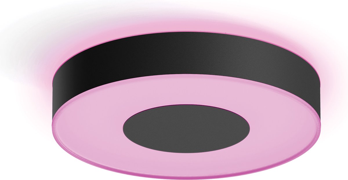 Philips Hue Infuse plafondlamp - wit en gekleurd licht - zwart - 38cm — afbeelding 2