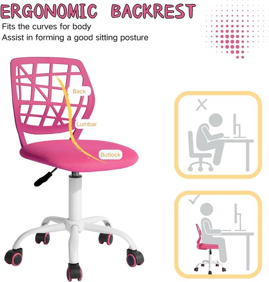 FurnitureR Bureaustoel bureaustoel in hoogte verstelbare draaibare