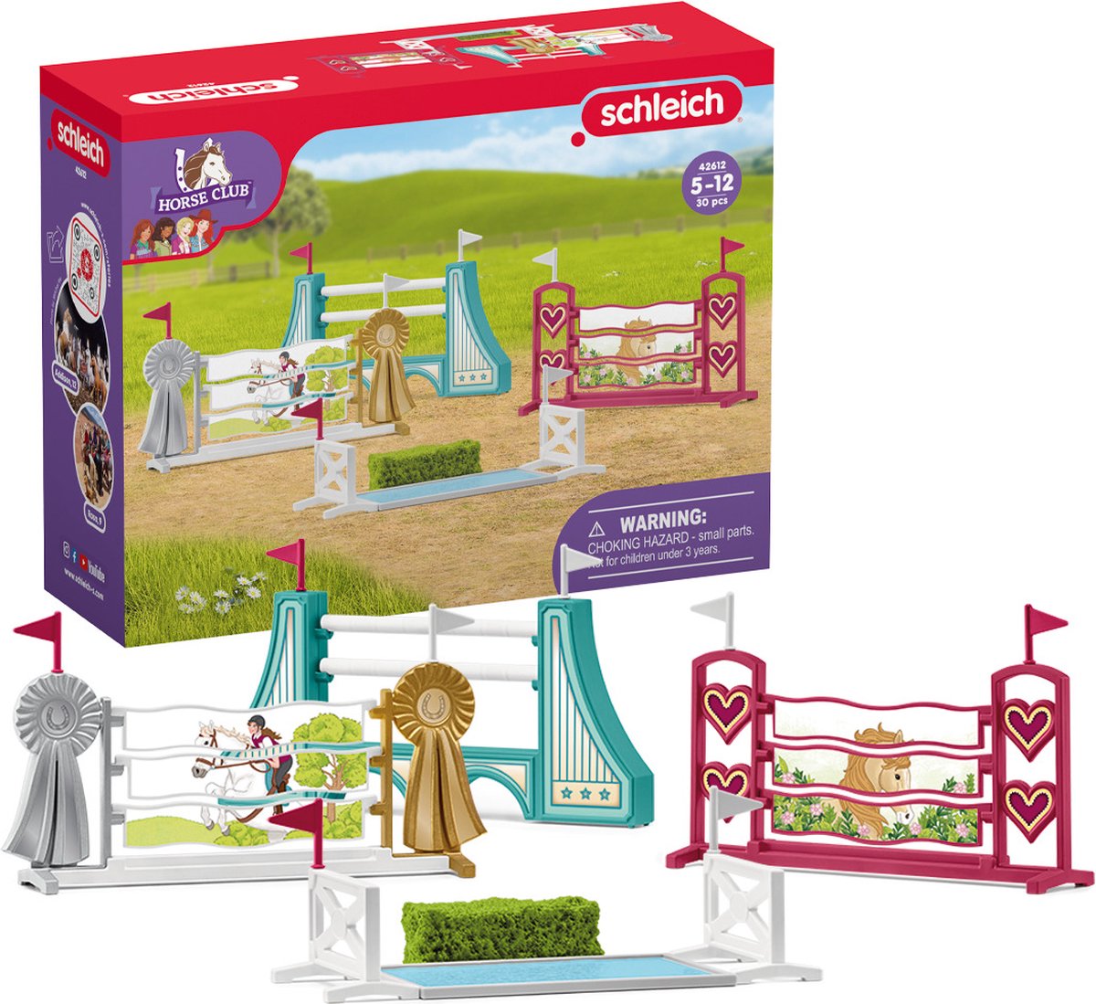 schleich HORSE CLUB - Paardenaccessoires voor de hindernisbaan - 42612 — afbeelding 3