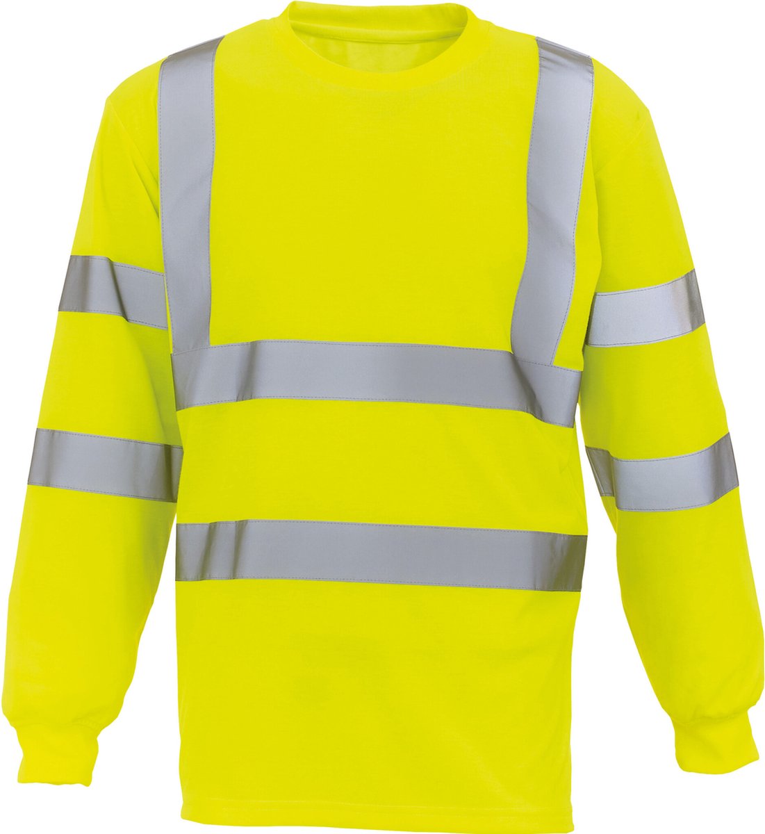 Yoko Hi-Vis long-sleeved T-shirt YHVJ420 - Hi Vis Yellow - L
