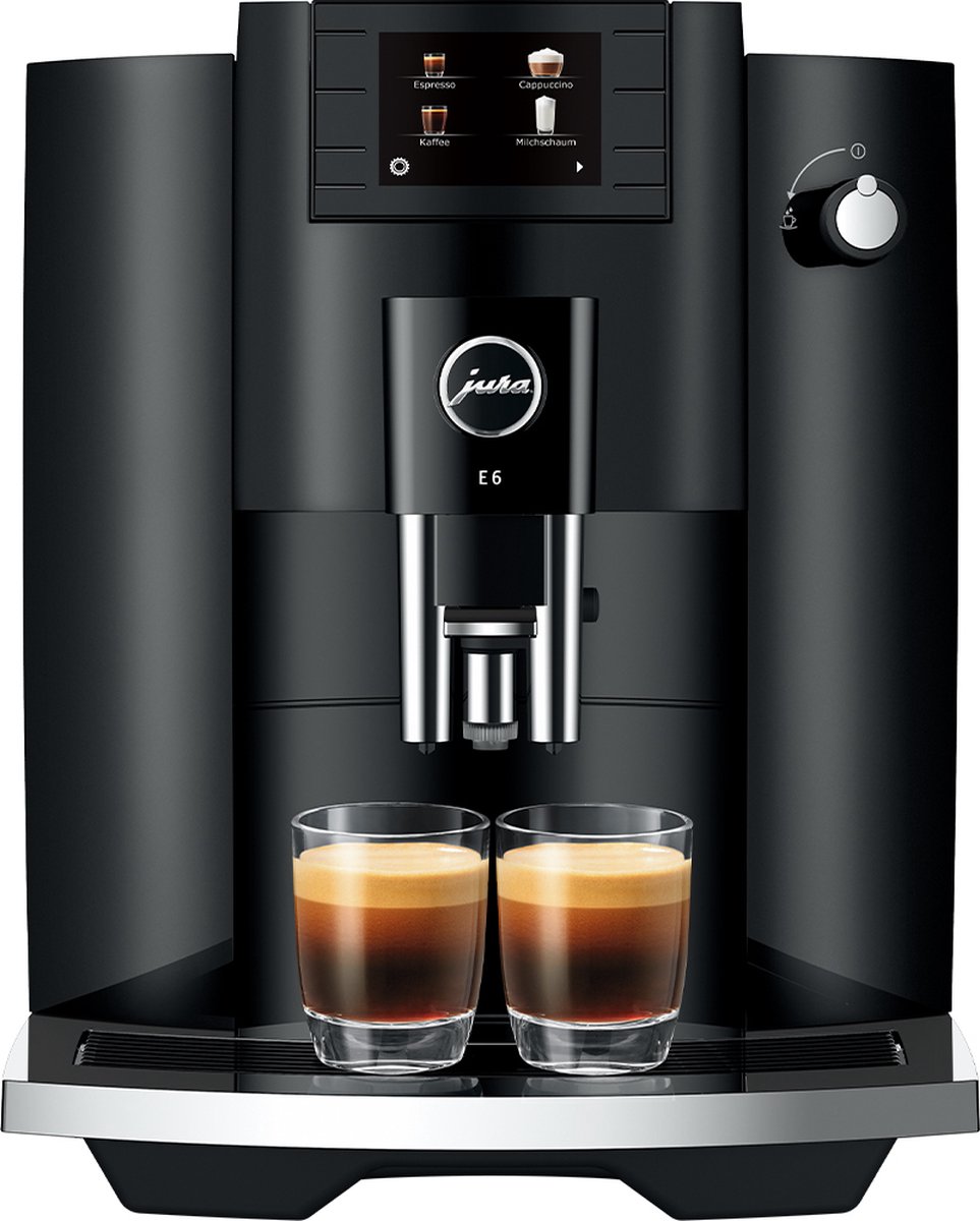 JURA E6 - Piano Black (EC) - Model 2022 - volautomatische espressomachine