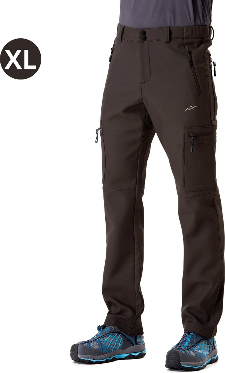 Nivard Skibroek Skipak Snowboard Broek Winterbroek Sneeuwbroek Heren Wintersport Outdoor Koffie Bruin