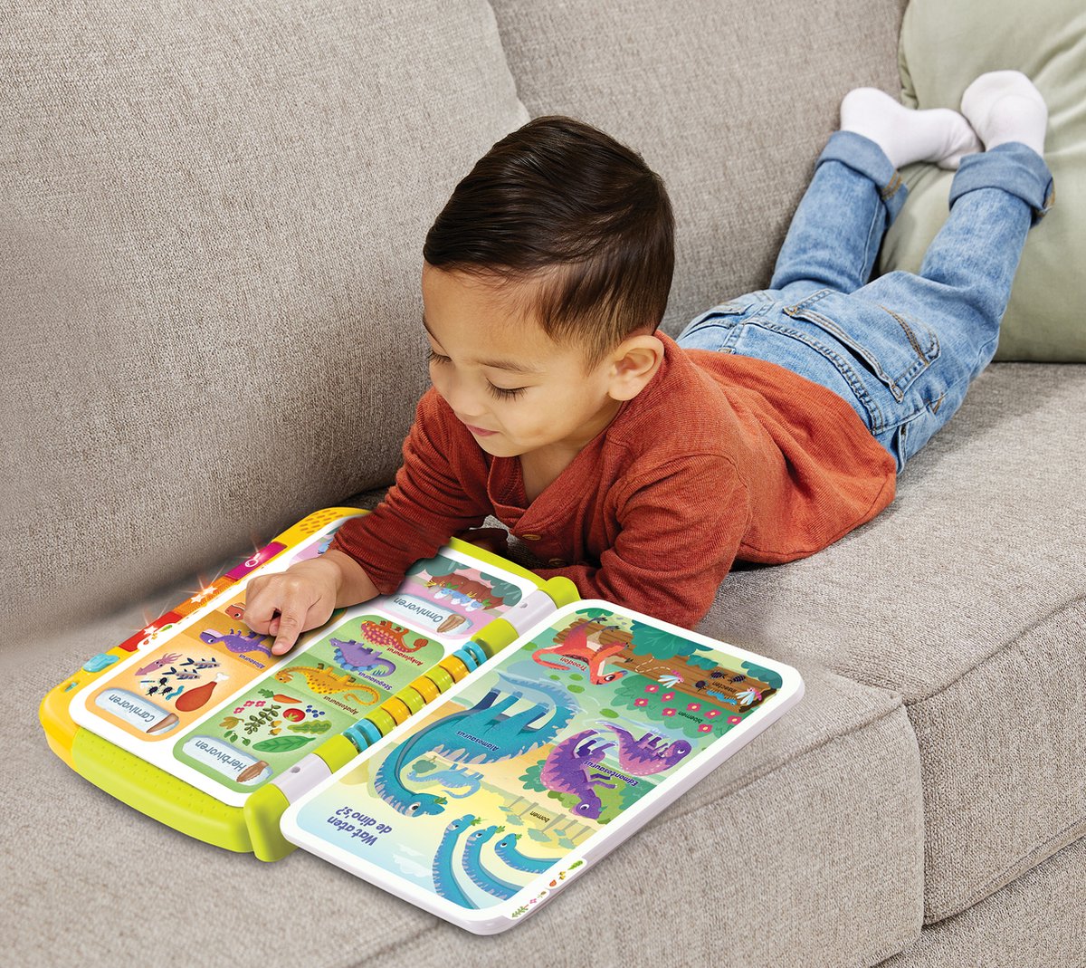 VTech Mijn Interactief Dinoboek - Speelboek - 3 Speelstanden - Speelgoed vanaf 3 jaar en ouder — afbeelding 6