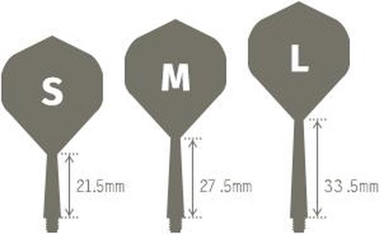 Condor Neon Axe Flight System - Standard Orange - Dart Flights van Condor — afbeelding 2