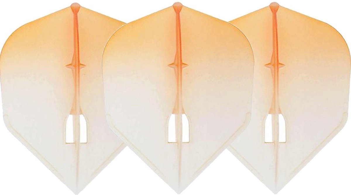 L-Style Champagne L3 Shape 2-Tone CWH×Orange - Dart Flights