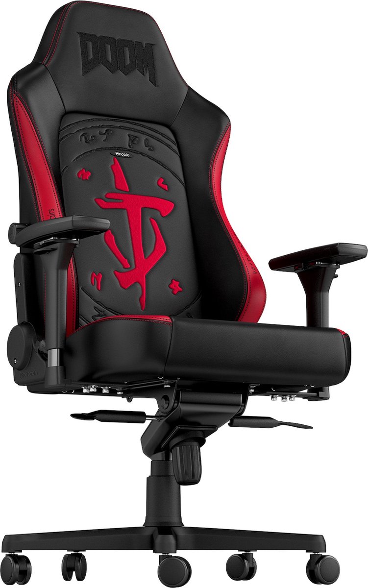 Noblechairs - DOOM Gamingstoel - Zwart/Rood – foto 5