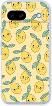 Case Company® - Coque adaptée pour Google Pixel 8a - Citrons - Coque de téléphone souple - Protection sur tous les côtés et bord de l'écran