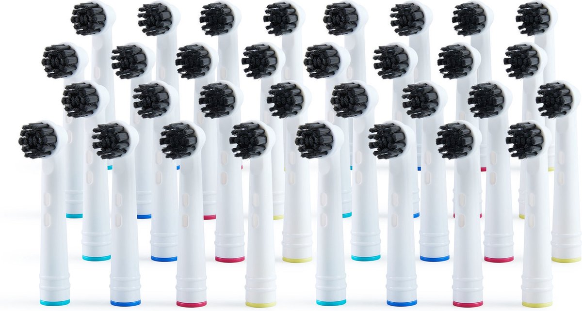 Goedkoopste My Care Opzetborstel 32 stuks - Vervangende borstels voor Oral B - Charcoal