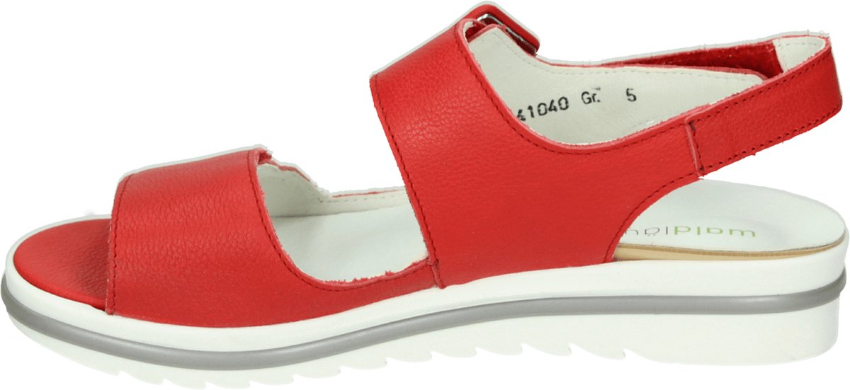 Waldlaufer 351013 H-Hakura Platte sandalenDames Sandalen Rood