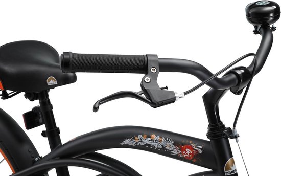 Bikestar 20 inch Cruiser kinderfiets, zwart van Bikestar — afbeelding 4