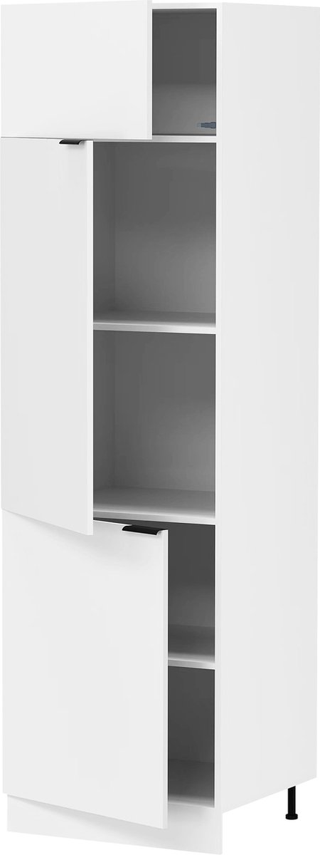 Vcm Keukenkast breedte 60 cm hoge kast Keukenmeubels Fasola Wit