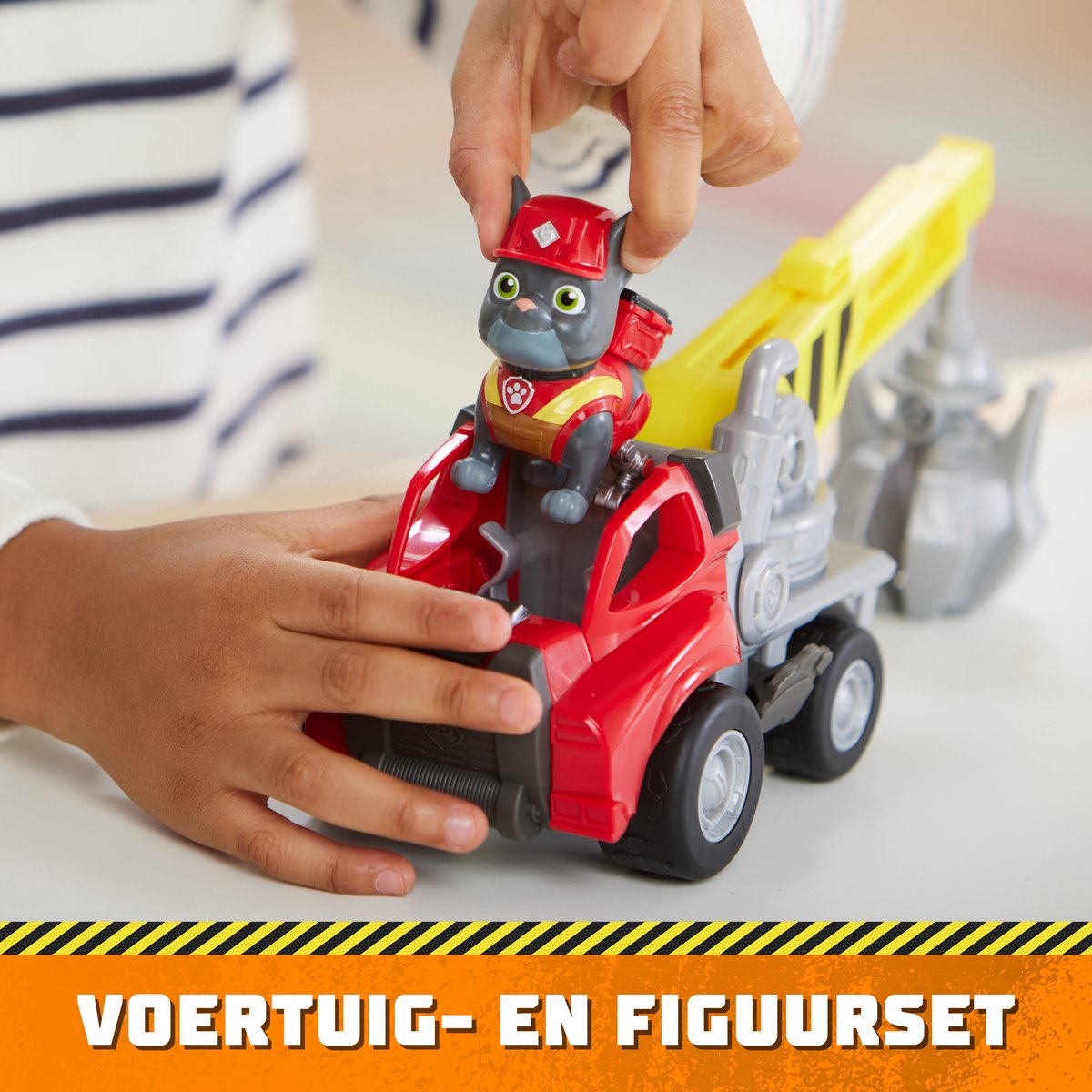 Rubble & Crew - Charger’s Kraanwagen met speelfiguur en beweegbare onderdelen - PAW Patrol speelgoed — afbeelding 15