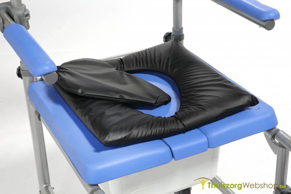 Gel/visco kussen voor toiletstoel 40 x 40 x 2,5 cm