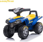 Goodyear Quad Loopauto - Blauw - met Opbergbox - 1 tot 3 jaar - Geluidjes