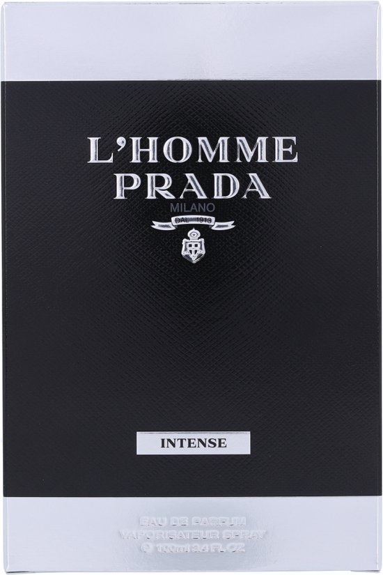 Prada L'Homme Intense 100ml - Eau de Parfum - Herenparfum | bol