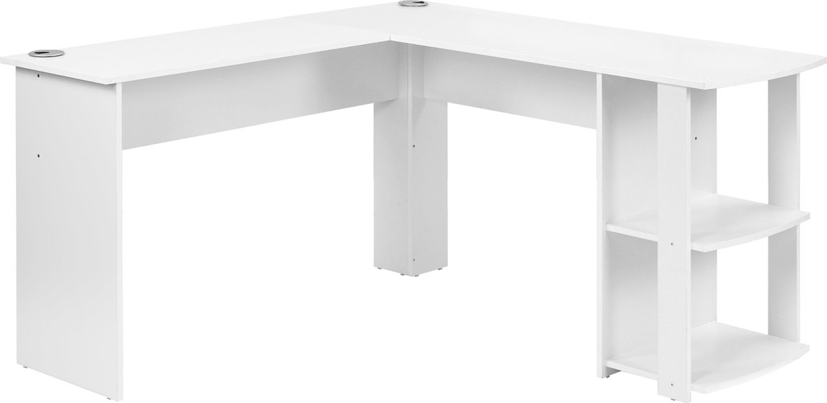 Sweiko Sweiko 140 CM L-vormig Hoekbureau - afbeelding 4