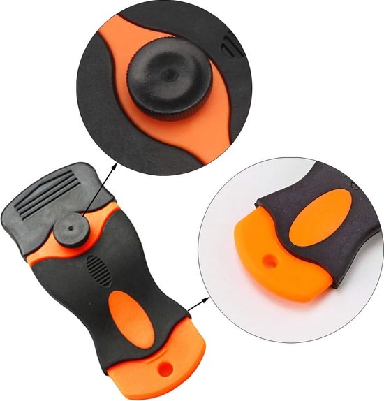 Doodadeals® - Grattoir à verre - Grattoir à verre - Plaque à induction - Grattoir pour plaque de cuisson - Céramique - Grattoir