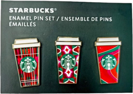 Starbucks Pins Hot Cups - Set of 3 (2023)