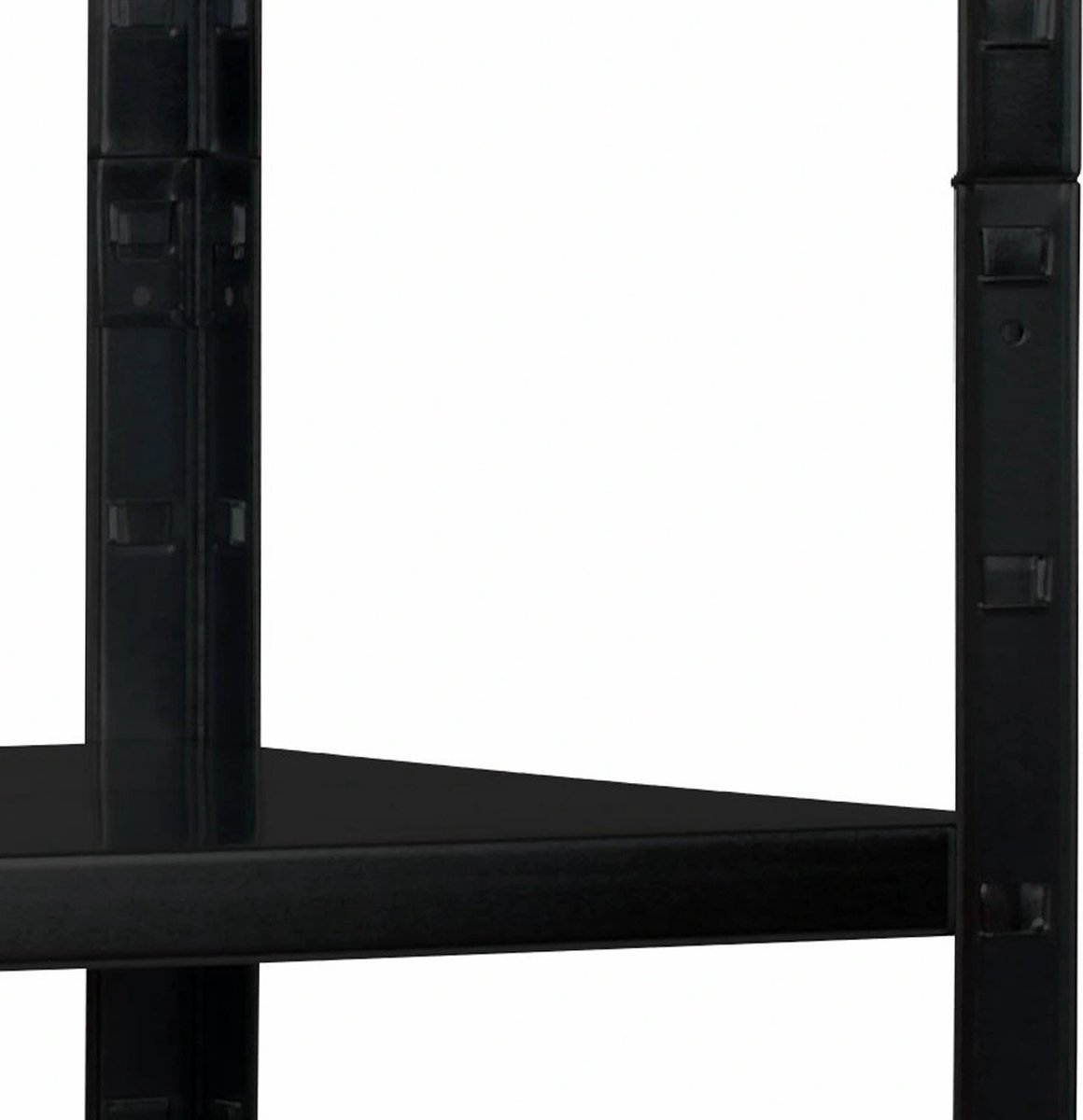 Nordevik Stellingkast - 2 stuks - 180x90x40cm - Opbergrek - Zwart