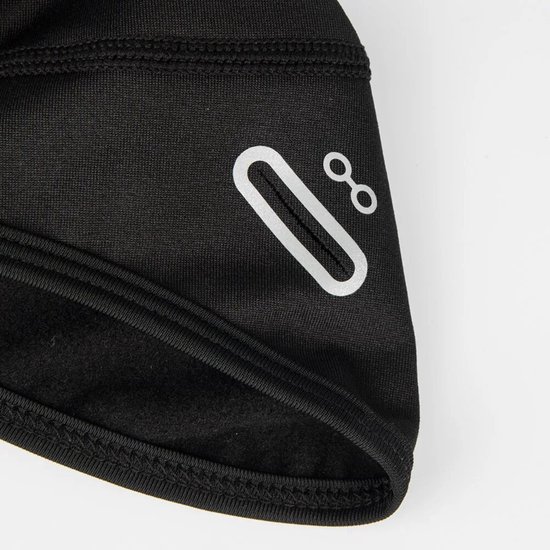Helmmuts geschikt voor Fiets / Scooter / Motor - Fietskleding Winter - One Size - Zwart van Merkloos — afbeelding 2