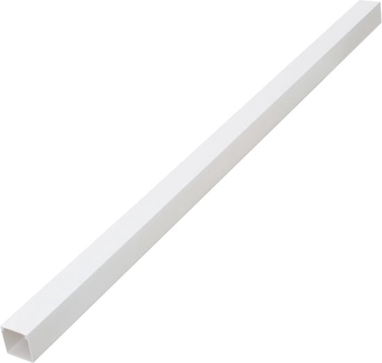 EDO Kabelgoot 100x40 mm Wit - 2 m Kabelkanaal met Klikdeksel voor Schroefmontage - Kabel Organizer voor Wand, TV, Bureau – Geschikt voor Binnengebruik