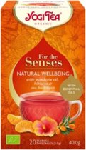 Yogi Tea For the Senses Natural Wellbeing Bio met etherische oliën - 1 pakje van 17 theezakjes