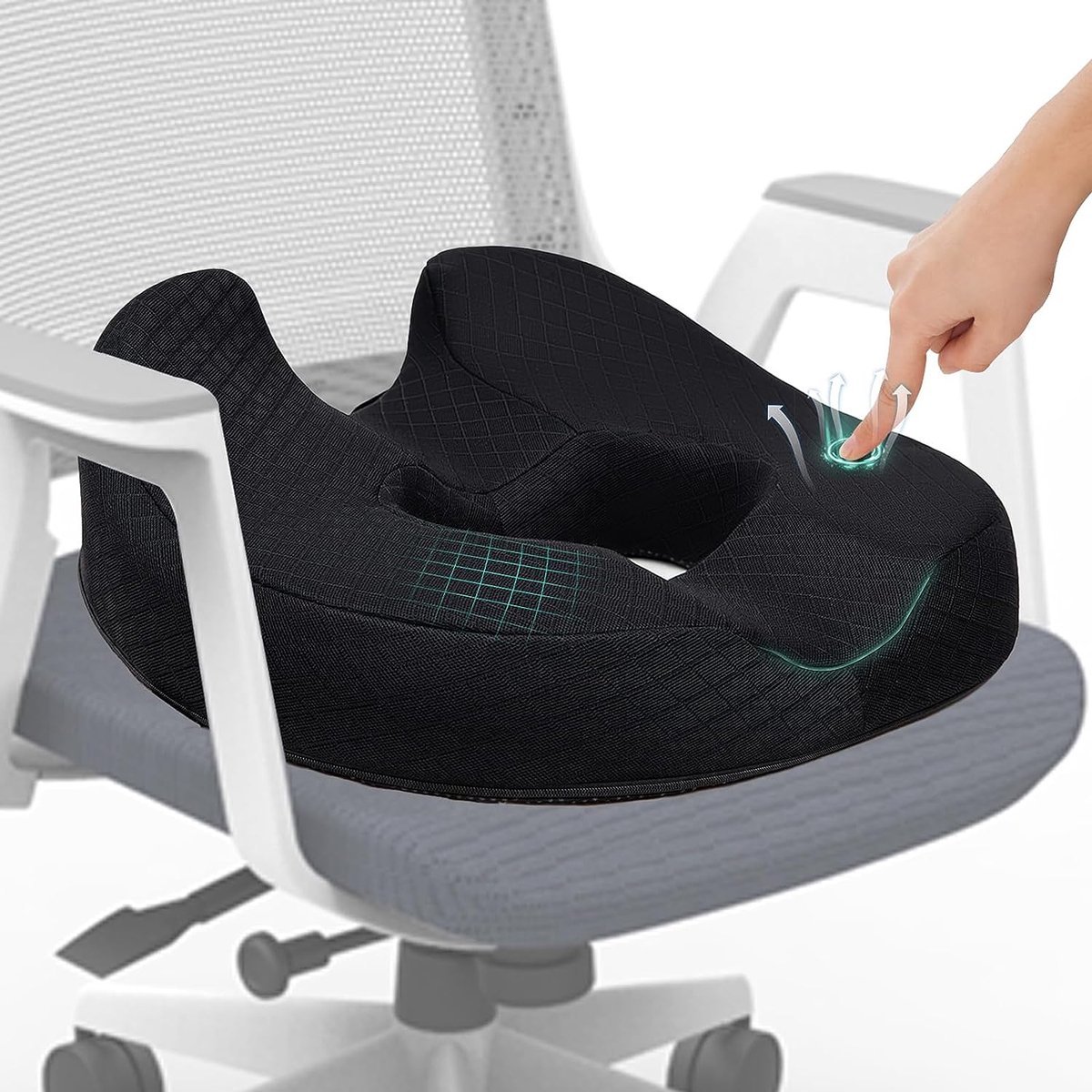 Donut Kussen Stoel Zitkussen Memory Foam Orthopedisch Kussen Hemorrhoid