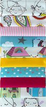 BINK Bedding - 10 lapjes - Quilt Patchwork - Summer 25 x 25 cm. Set = 10 lapjes