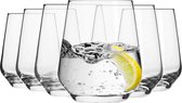Water Sap Tumbler Drinkglazen Set van 6 400 ml Splendour Collectie Perfect voor Thuis Restaurants en Feesten Vaatwasser Veilig.