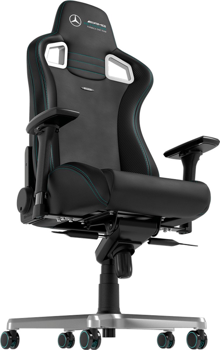 Noblechairs EPIC Gaming Chair Mercedes Zwart - afbeelding 2