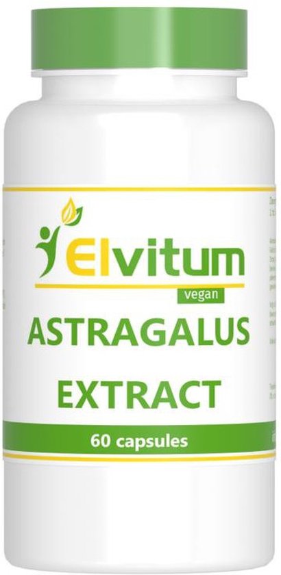 Elvitum Astragalus extract 500mg 60 Capsules