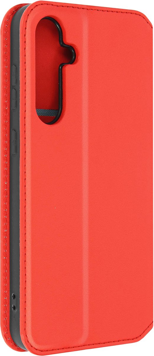 Avizar Foliohoes Geschikt voor Samsung Galaxy S23 FE met multifunctionele klep, Rood