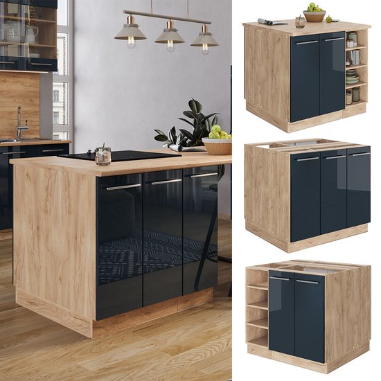 Vicco Etagère de Cuisine Fame-Line, Blanc, 30cm sans PT, à Combiner avec d'autres modules de la série Fame-Line