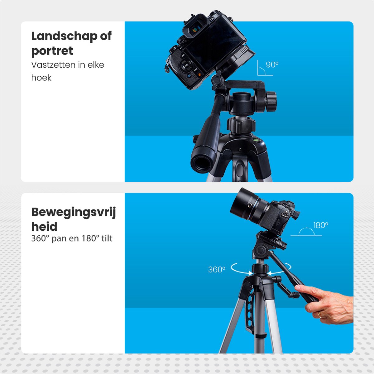 Auronic Tripod - Universeel Camera Statief thumbnail 6